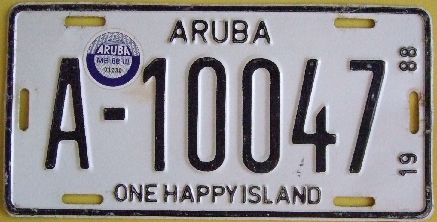 ARUBA_1988_-LICENSE_PLATE_WITH_QUARTER_3_STICKER_)JUL-SEP_1988)_PLATE_%5E_A-10047_pic_1_-_Flickr_-_woody1778a.jpg